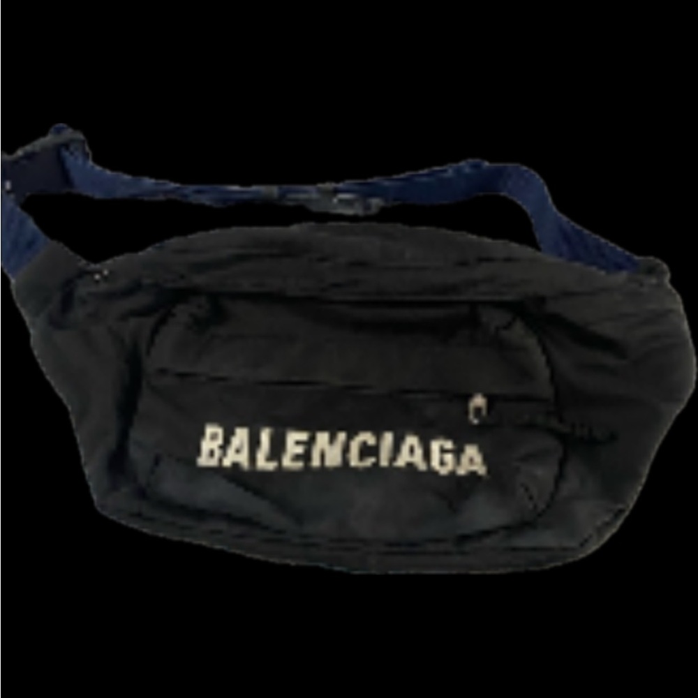 Balenciaga Black Belt Bag with Sporty Silhouette